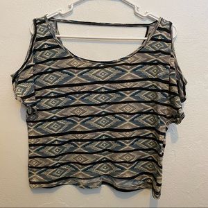 👚 Women’s casual loose Crop top